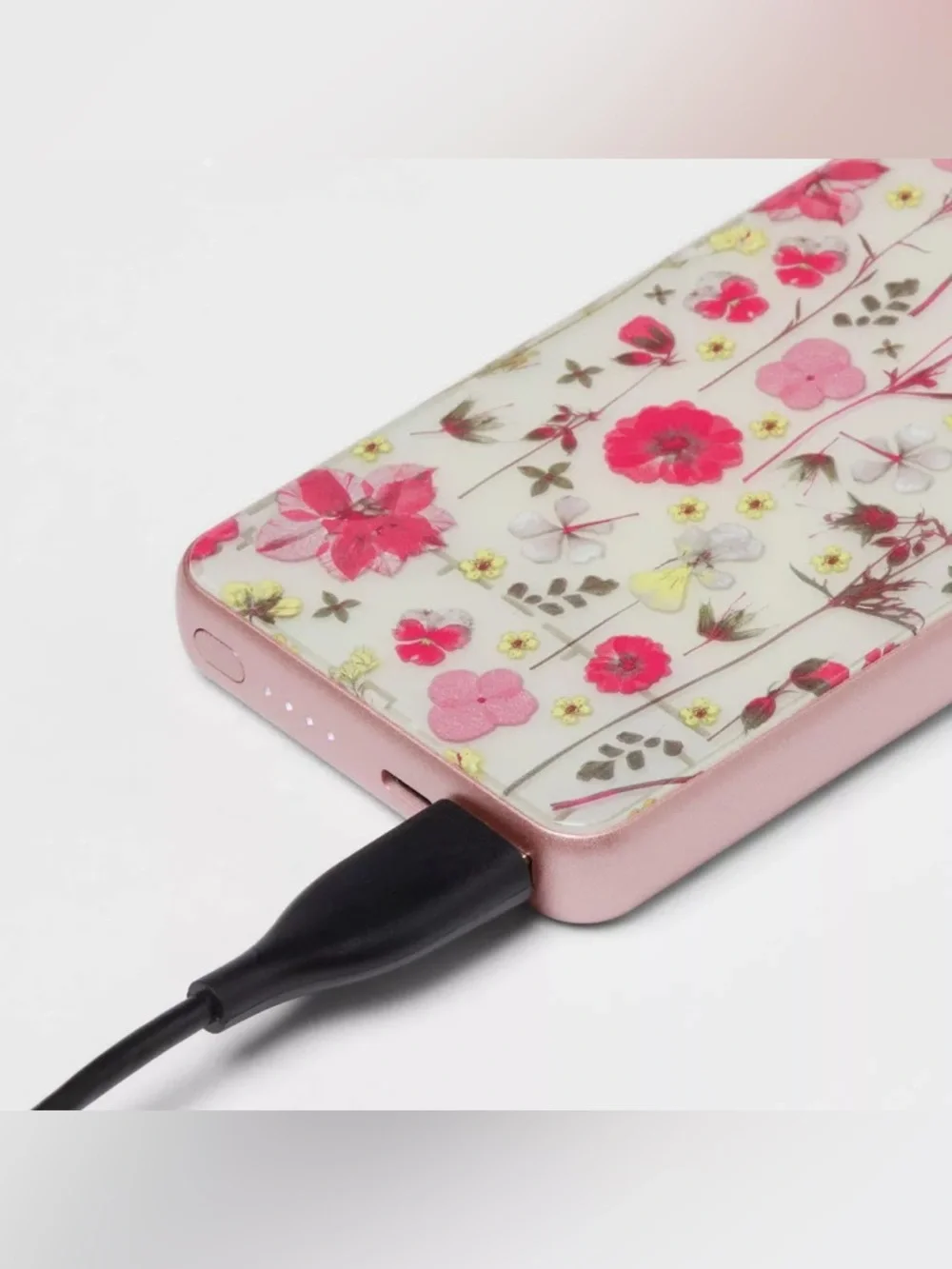 10000mAh Power Bank - heyday™ Multi Floral: Dual Device Charging, USB Cable Incl